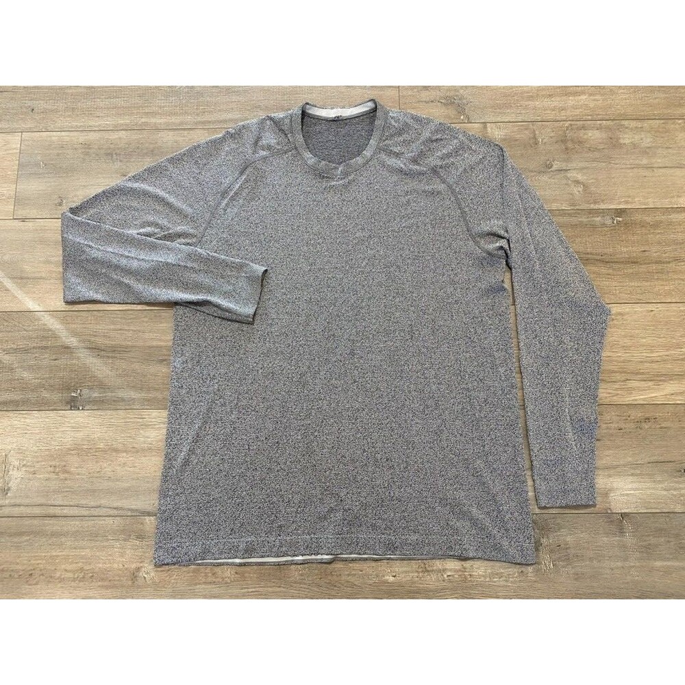 Lululemon Metal Vent Tech Long Sleeve Shirt 2.0 Gray Mens XL Active Running